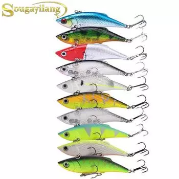 Наживка для гольяна, жесткая рыболовная наживка с крючками, плавающая искусственная наживка для плавания, снасти для ловли карпа Pesca