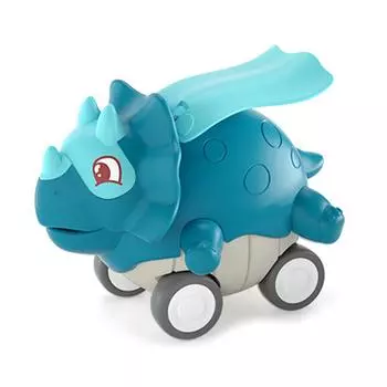 Нажмите и идите игрушка мультфильм динозавр автомобиль с колесом малыша инерционная скользящая игрушка для повседневного использования