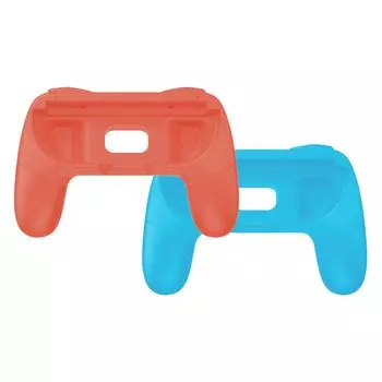 NBCP Set for Switch 2 Handle Quick Easy Protective Shockproof and Joy-Con 2-Piece Joy-Con Grip, Response, Installation, Case, (Red Blue)