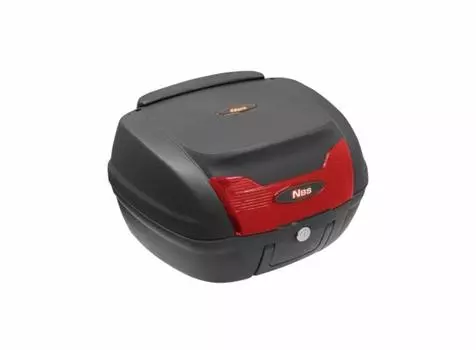 NBS Bike Parts Центральный задний кофр 40 л верхний кофр 907916 черный/красный