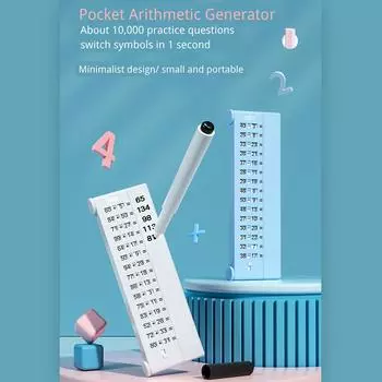 NBX арифметическая доска для письма, многоразовый инструмент для раннего образования, устный расчет для малышей, вопросительная табличка 1 to 30 Addition & Subtraction