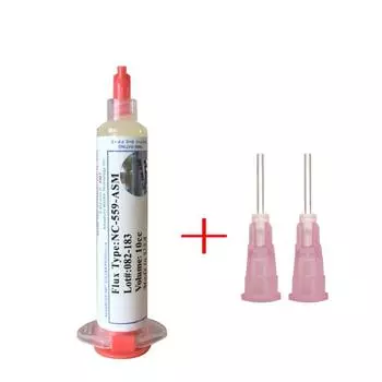 NC-559-ASM Флюс без очистки Nc 559 Флюс для пайки SMD BGA Сварочный флюс для реболлинга Amtech Welding Flow + Иглы Инструменты для доработки