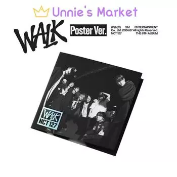 NCT 127 - 6-й альбом WALK (Плакат вер.) + Бесплатный подарок Poster ver.