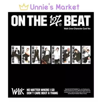 NCT 127 - 6-й смарт-альбом WALK (Карточка персонажа Walk Crew, вер.) + Бесплатный подарок Random 1ea