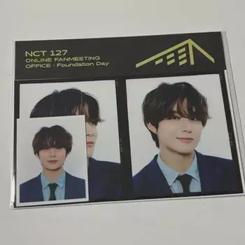 Nct 127 Jung Woo Stock Exchange Neo Office Suit Id Photo