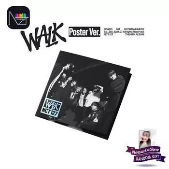 NCT 127 - Шестой альбом [WALK] (Плакат Вер.) 1PCS