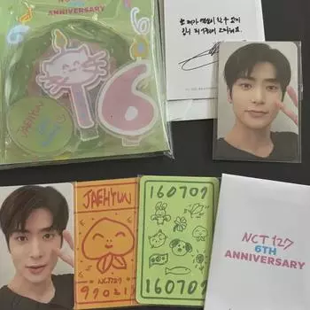 Nct Ncity 127 Reproduction 6th Anniversary Acrylic Stand Lucky Card Foca