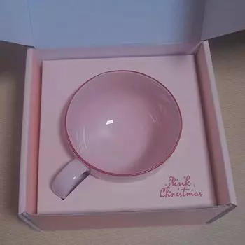 NCT Wish Ncity Wish Sm розовая рождественская чашка-блюдце