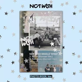 NCT WISH - [WISH] Сингл-альбом, версия фотокниги Photobook