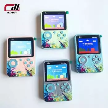 NDUP In Stock Mini 500-in-1 Оригинальная портативная консоль, контроллер PK PS4, портативный игровой комплект, совместимый с телевизором зелёный