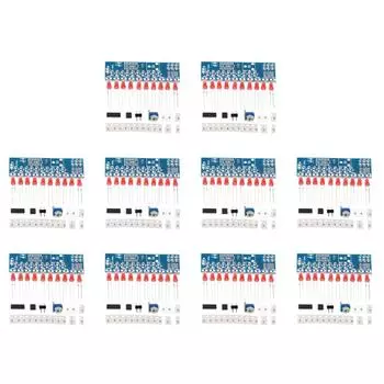 NE555 CD4017 светодиодный мигающий светильник DIY Kit SMD пайка практический набор 2.5-14.5V #