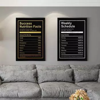 Не бросай Цитата Вдохновляющая стена Мотивационная Успешный мир Картина на холсте Искусство Современные принты для плакатов Гостиная Домашний офис Тренажерный зал Декор Куадрос 20x30cm No Frame белый