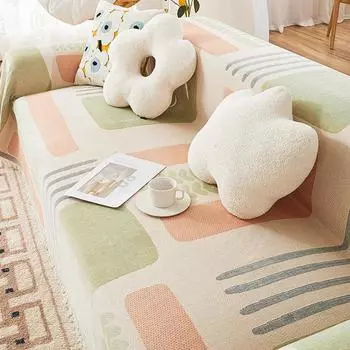 Не царапающийся чехол для дивана из синели, универсальный чехол для дивана Four Seasons, новое полотенце для дивана, универсальный универсальный чехол для дивана, который можно стирать в машине 180*130cm