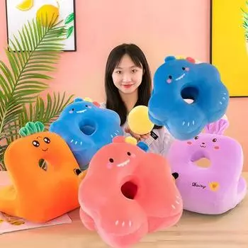 Не душная подушка для сна, милый внешний вид, мягкая подушка для офиса, студентов, класса фиолетовый