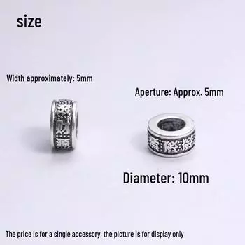 Не линяющий разделитель-бусина «Катящееся богатство» для плетения и нанизывания: Буддийские четки Кристалл Спичка, Круглое бегущее кольцо