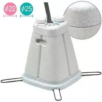 не может быть тонкой подставкой для впрыска воды Подставка для установки флага в японском стиле [Время указано] (каменное зерно)