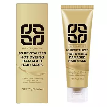 Не нужно распаривать волосы, глубокое кондиционирование, восемь секунд для поврежденных волос One Size золотой