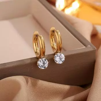 Не нужно снимать во время сна, простые и прочные, простые мини-серьги, не выцветающие, для женщин