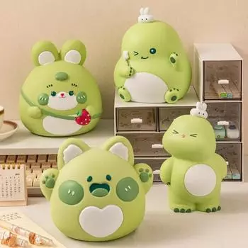 Не открывается Большие Копилки Милый Кавайный Кот Взрослая Семья Хранение Экономия Секрет Копилка Подарок Tirelire Домашнее Украшение