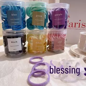 Не повреждающие волосы резинки ручной работы из плюша для женщин и детей — идеально подходят для высоких хвостиков F1235