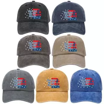 Не позволяйте старику в винтажной бейсбольной кепке с американским флагом. Хлопковые низкопрофильные кепки. Бейсбольная кепка унисекс для мужчин и женщин. Black