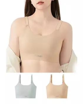 Не просто бюстгальтер Футболка Nabe Бюстгальтер, который визуально уменьшит вашу грудь Беспроводной бюстгальтер Открытый бюстгальтер, который сглаживает большую грудь Тонкие бретельки делают ее