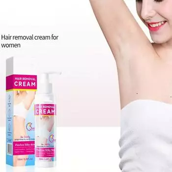 Не раздражающий крем для удаления волос под мышками, мягкий крем для удаления волос для женщин 150 мл One Size розовый