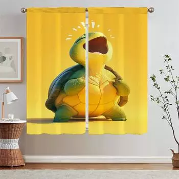 Не сердитесь слишком легко, когда случается что-то плохое Шторы для ванной комнаты для комнат Дешевые вещи с бесплатной доставкой для дома Кудри W50xH70cmx2pcs-CL