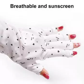 Не скатывающиеся перчатки от ультрафиолетового излучения, супер мягкие, многофункциональные, защищают руки Short