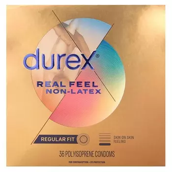 Не содержащие латекс, мягкие на ощупь, полиизопреновые презервативы 36 штук, обычный размер