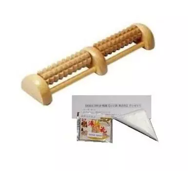 Не стесняйтесь чувствовать хрустящий деревянный массажер для ног 1 порция Hida Yunohana 1 пластиковый пакет с инструкцией по эксплуатации Перекатывайте ступни, сидя дома или в