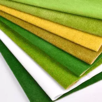 Не водонепроницаемый травяной коврик 1 шт 1 м 35*100 см Архитектурный макет Light green