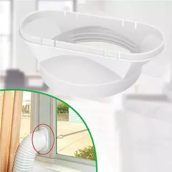 Небьющийся пластиковый надежный простой в использовании воздуховод портативный соединитель для кондиционера соединитель трубы D