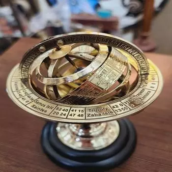 Небесная элегантность: Ограниченный выпуск, армиллярный глобус диаметром 15,24 см. Потрясающая вещь