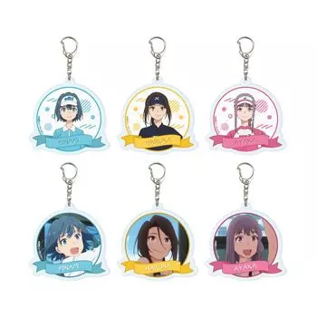 Небесно-голубой брелок из акрила Utility 01 Коробка [Официальная иллюстрация] 6 штук