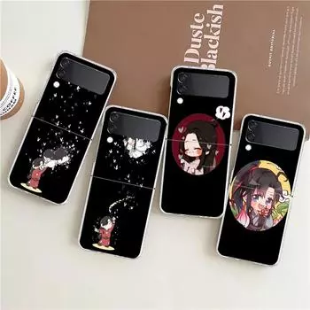 Небесные Чиновники Благословение TGCF Прозрачный Чехол Для Телефона Samsung Galaxy Z Flip 4 Чехол Высокая Твердая Оболочка Для Galaxy Z Flip 3 5G Чехол Z Flip3 5G