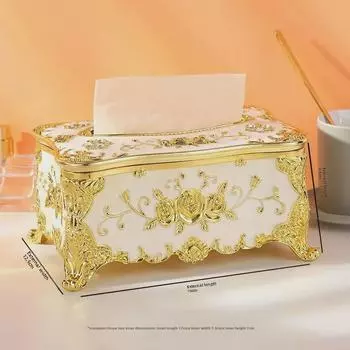 Небольшая коробка для салфеток в европейском стиле для дома или караоке-бара — идеально подходит для гостиной, журнального столика или рабочего стола.