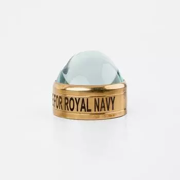 Небольшая настольная лупа из латуни с 5-кратным увеличением, прекрасно подходящая для оформления военно-морского флота Королевского флота.