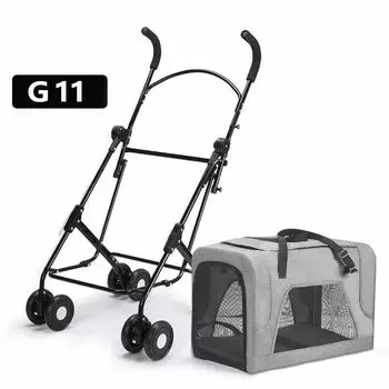 Небольшая переносная складная тележка для домашних животных кошек и собак