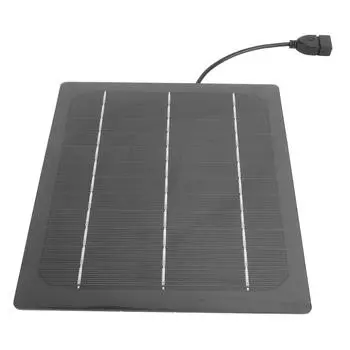 Небольшая солнечная панель 7 Вт 5 В солнечное зарядное устройство высокоэффективное монокристаллическое для кемпинга вентилятор внешний аккумулятор Pho