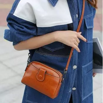 Небольшая женская сумка из натуральной кожи, летняя модная женская сумка для телефона, сумка через плечо для мамы белый