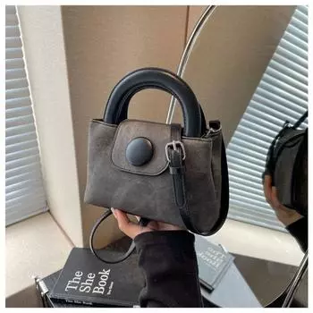 Небольшие сумки через плечо и через плечо для женщин, простые универсальные двухцветные сумки, новый модный стиль