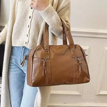 Небольшие сумки через плечо из мягкой кожи для женщин, простая сумка-мессенджер, повседневная сумка через плечо