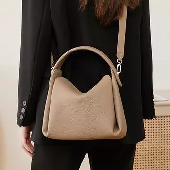 Небольшие сумки через плечо из натуральной кожи для женщин, модные дизайнерские сумки-ведра, женские сумки-тоуты