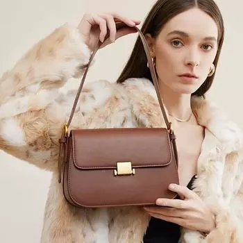 Небольшие сумки через плечо из натуральной кожи для женщин, 3 слоя, дизайнерские сумки-седла через плечо, модные женские сумки