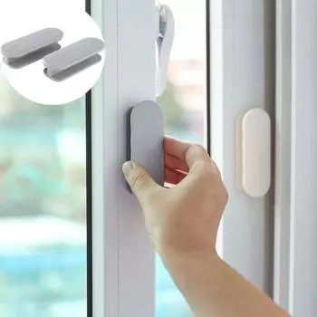 Небольшое окно, прочная дверная ручка для ванной комнаты, дополнительная ручка для шкафа, холодильника 4x9cm белый