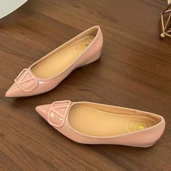 Небольшое увеличение внутренней высоты женские туфли 2024 года осень новые остроконечные туфли с легким ртом женские юбки вечерние туфли нюдовые свадебные туфли 35