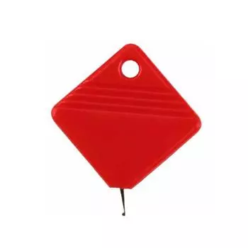 Небольшой инструмент для заправки нити в иглы, портативный и компактный One Size красный