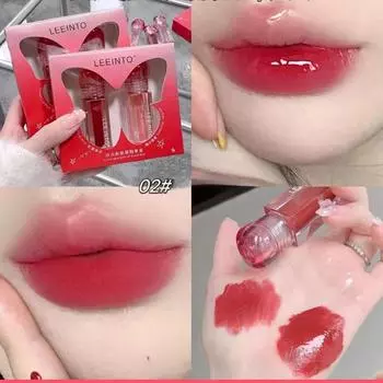 Небольшой новый набор глазурей для губ, развитие цвета и стойкий макияж, помада, которую нелегко приклеить к чашке, матовая матовая глазурь для губ с водным блеском