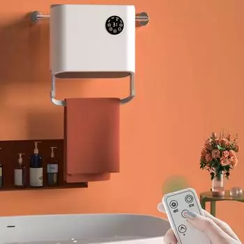 Небольшой обогреватель для ванной комнаты, настенный бытовой энергосберегающий термоэлектрический обогреватель белый